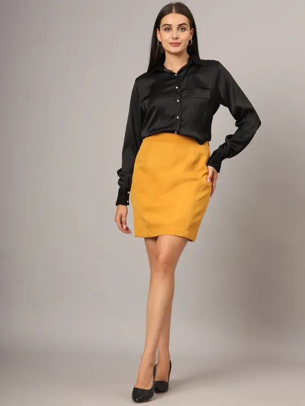 BRINNS_Straight_Knee_Length_Formal_Skirts