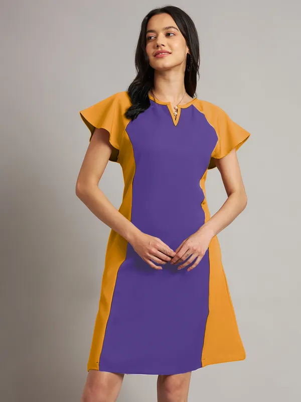 BRINNS_Women_Pure_Cotton_Colourblocked_Sheath_Dress