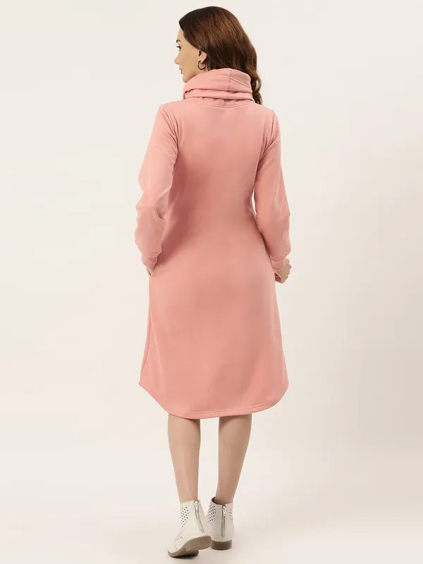 BRINNS_Plus_Size_Hooded_Cowl_Neck_Cuffed_Sleeves_Jumper_Dress