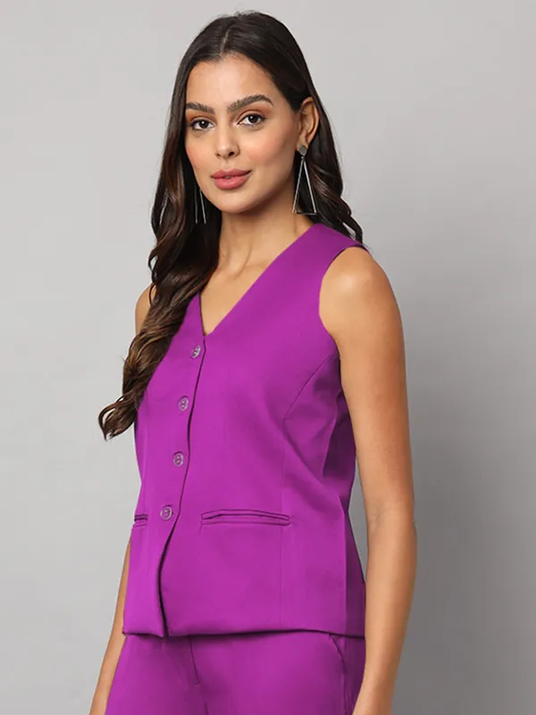 Purple_Polyester_Lycra_Waistcoat