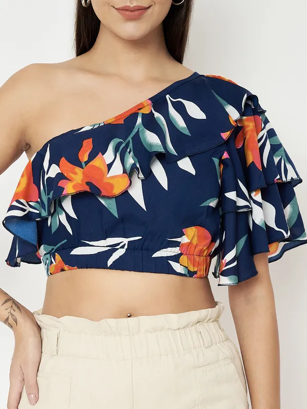 Multi_Print_Polyester_Print_Tops_For_Women