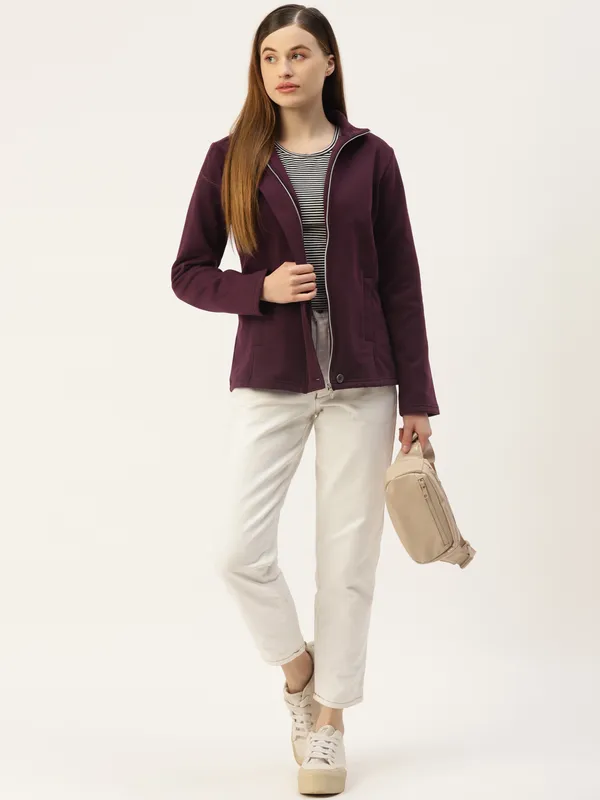BRINNS_Women_Charcoal_Solid__Sweatshirt