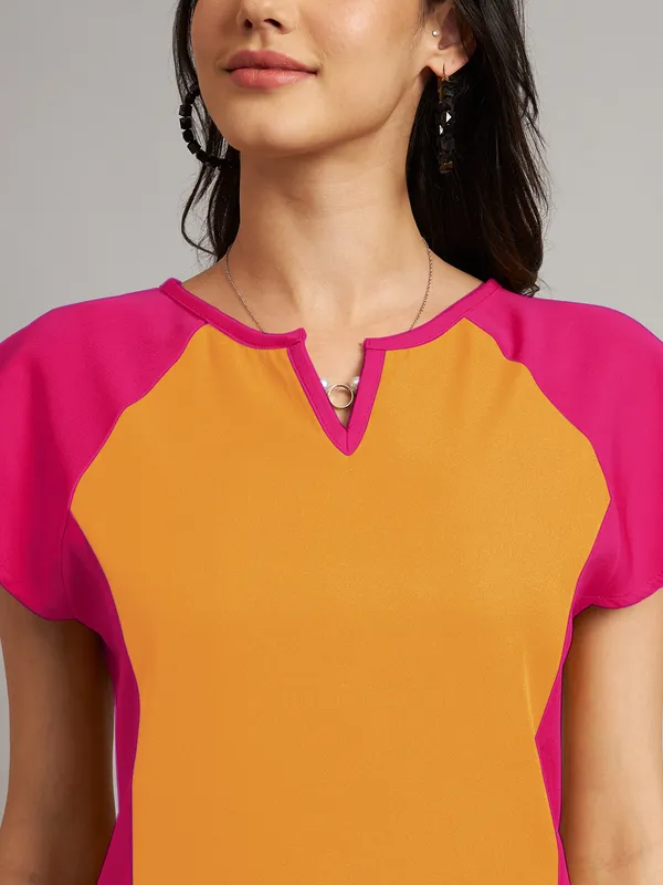 BRINNS_Women_Pure_Cotton_Colourblocked_Sheath_Dress