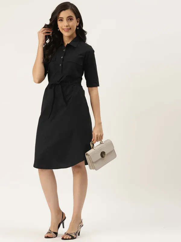 BRINNS_Off_White_A-Line_Midi_Dress
