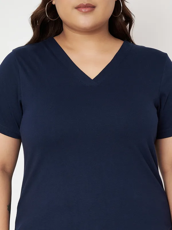 Navy_Cotton_Blend_Single_Jersey_Tshirts