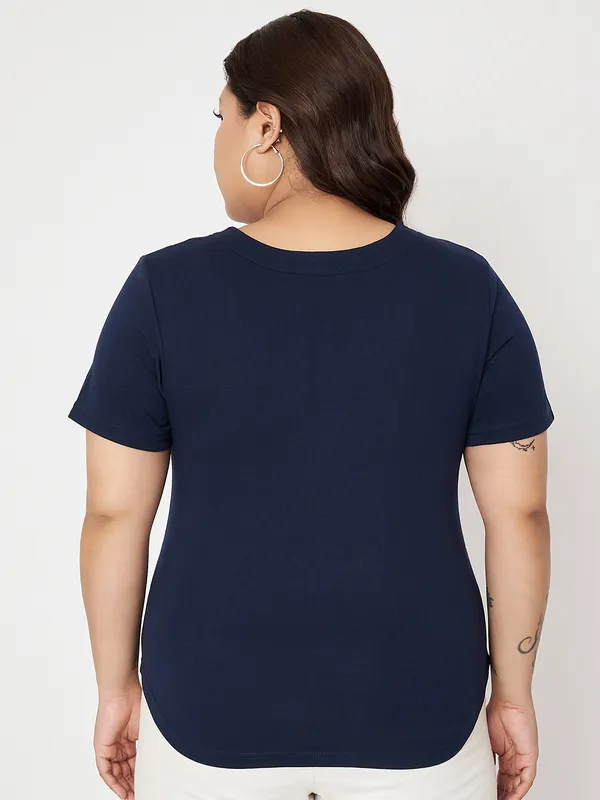 Navy_Cotton_Blend_Single_Jersey_Tshirts