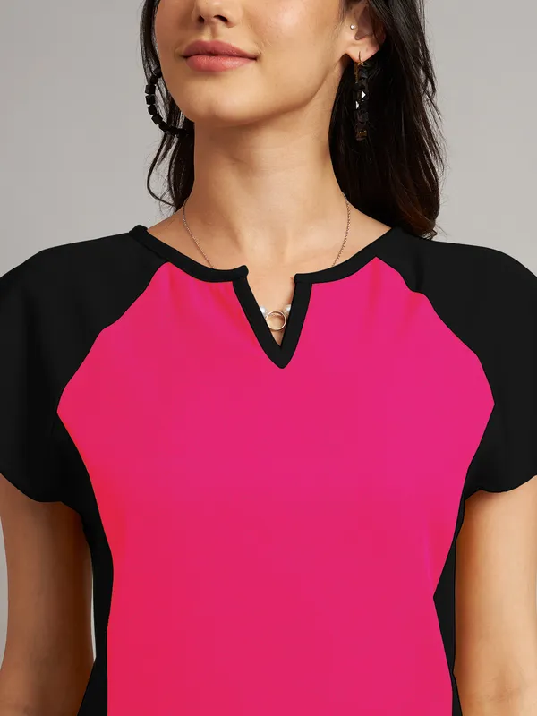 BRINNS_Women_Pure_Cotton_Colourblocked_Sheath_Dress
