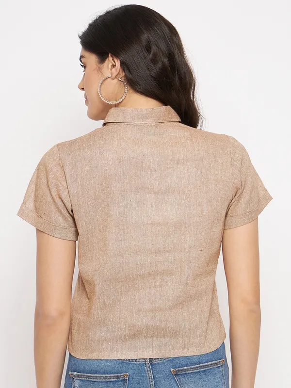 Beige_Cotton_Linen_Shirts