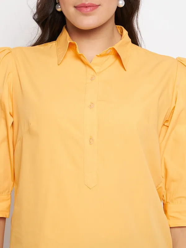 BRINNS_Classic_Fit_Puff_Sleeves_Casual_Shirt