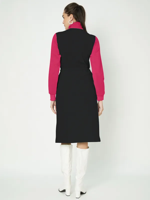 BRINNS_Women_Colourblocked_A-Line_Dress