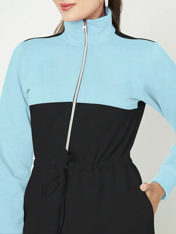BRINNS_Women_Colourblocked_A-Line_Dress