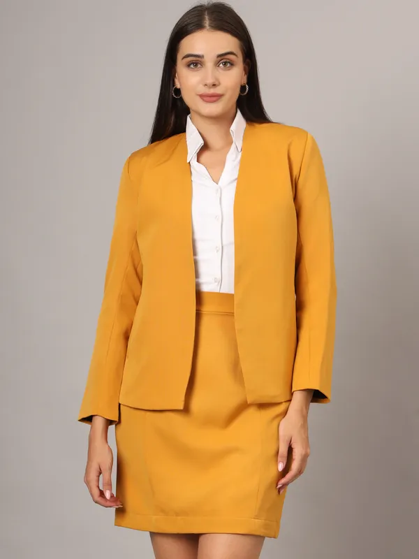 Mustard_Polyester_Lycra_Suits