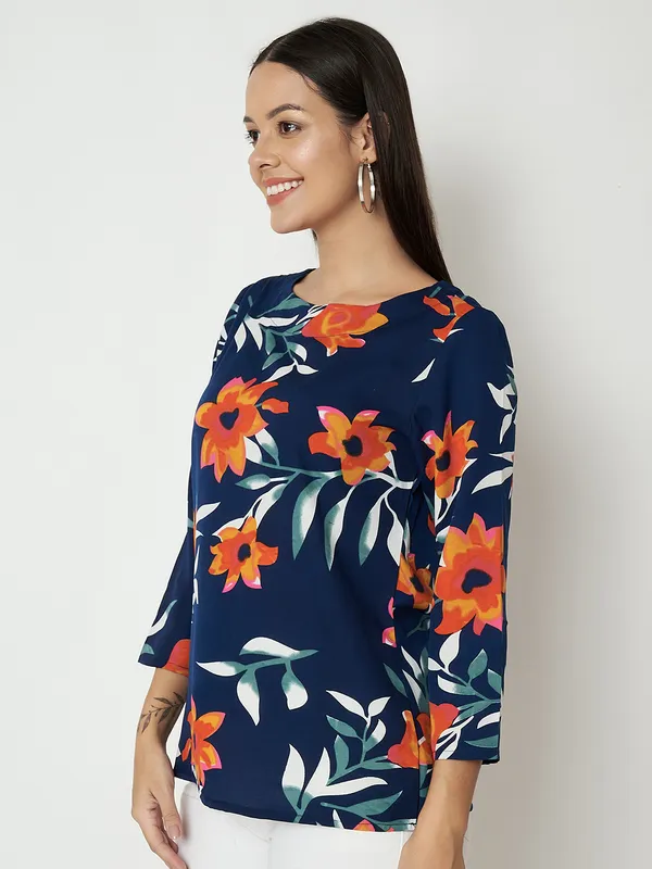 Multi_Print_Polyester_Print_Tops_For_Women
