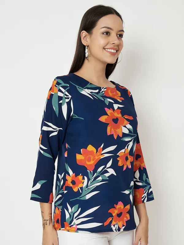 Multi_Print_Polyester_Print_Tops_For_Women