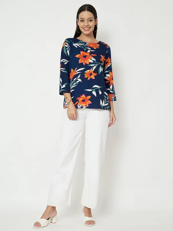 Multi_Print_Polyester_Print_Tops_For_Women