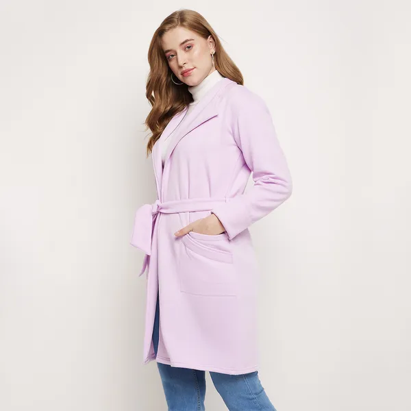BRINNS_Women_Single_Breasted_Solid_Overcoat