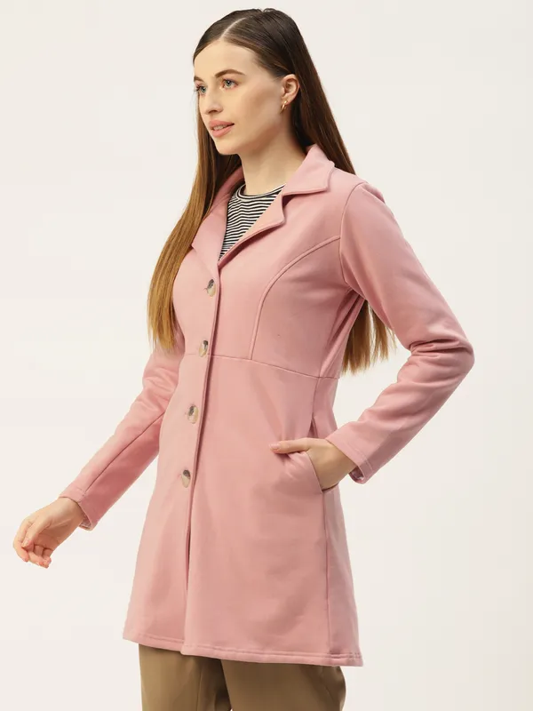BRINNS_Women_Teal_Fleece_Longline_Princess_Coat