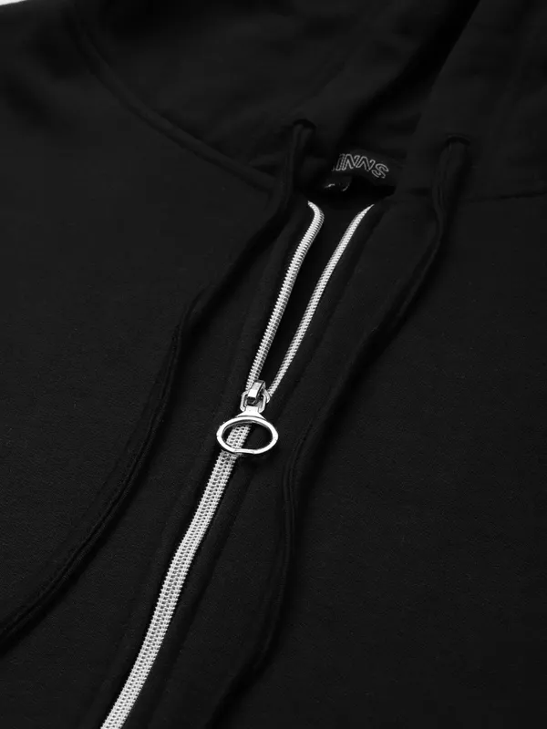 BRINNS_Women_Pink_Solid_Hooded_Sweatshirt