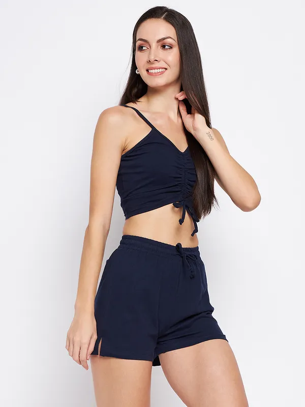 Navy_Cotton_Lycra_Co-Ords