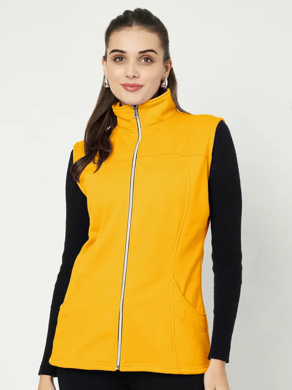 Solid_Mock_Collar_Tailored_Jacket
