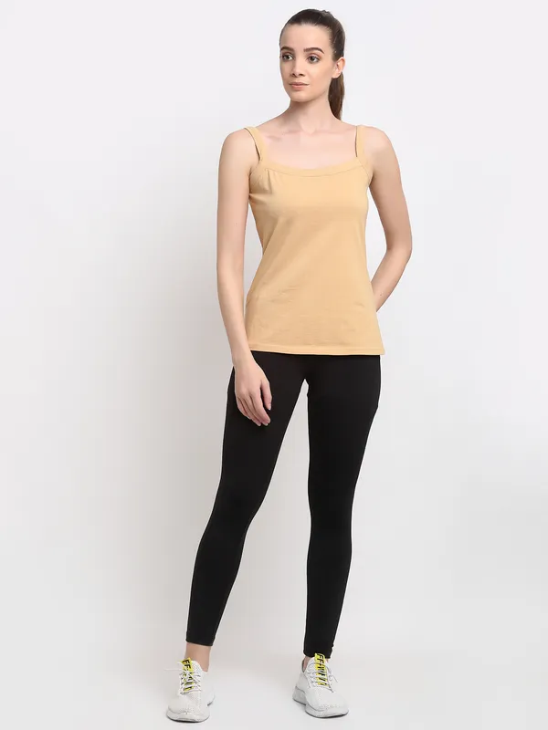 Dbeige_Cotton_Lycra_Camisoles