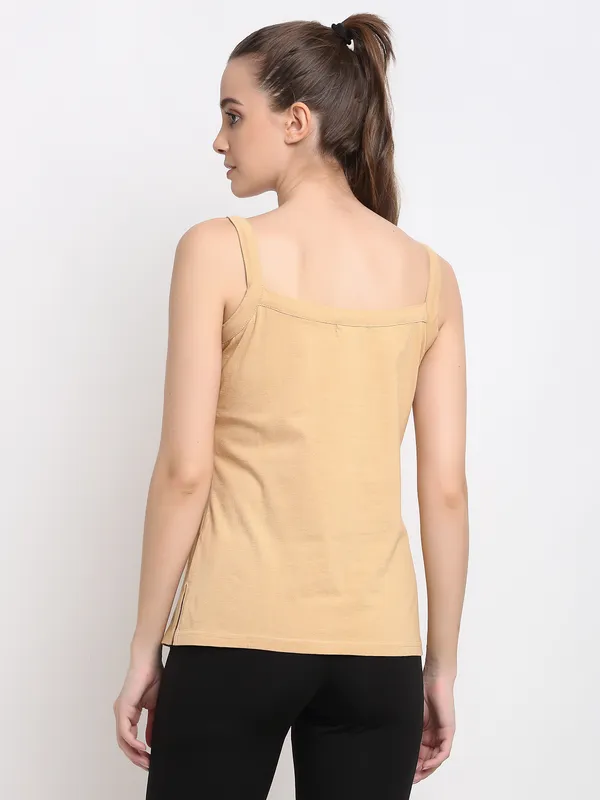 Dbeige_Cotton_Lycra_Camisoles