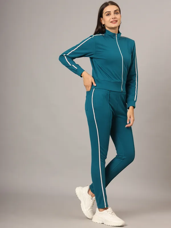 Teal_Cotton_Loop_Teri_Tracksuits