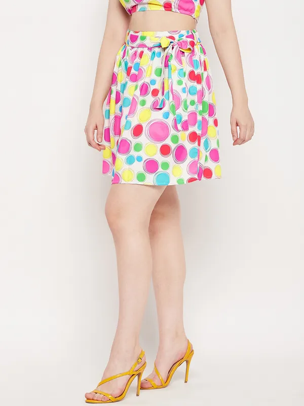 Multi_Print_Polyester_Print_Skirts_For_Women