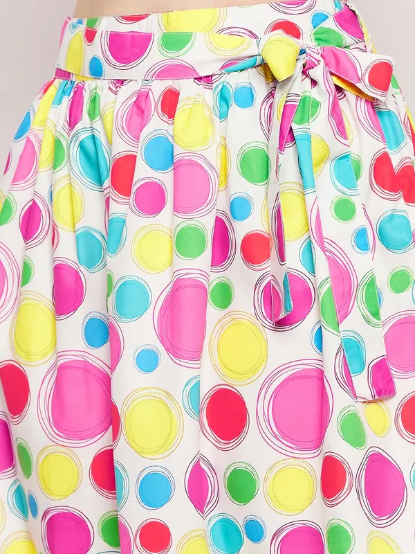 Multi_Print_Polyester_Print_Skirts_For_Women