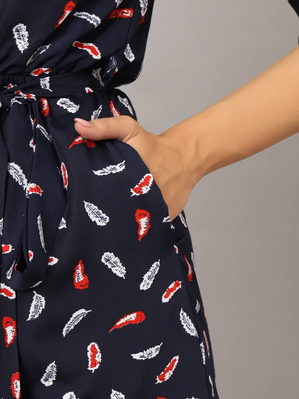 Multi_Print_Polyester_Print_Dresses