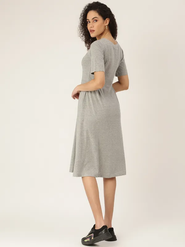 Greymelange_Cotton_Blend_Single_Jersey_Dresses
