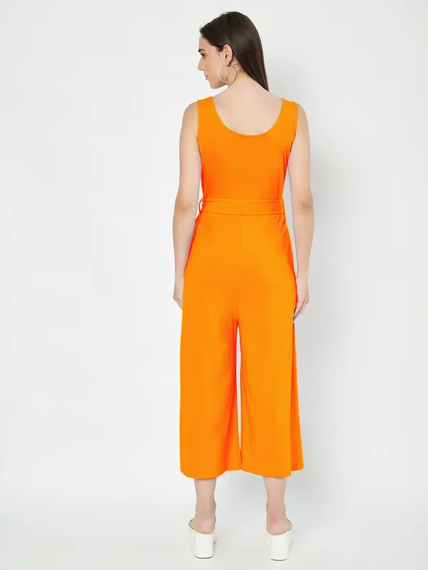 Orange_Cotton_Blend_Single_Jersey_Jumpsuit