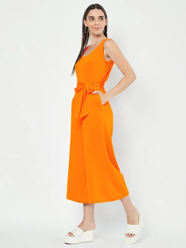Orange_Cotton_Blend_Single_Jersey_Jumpsuit