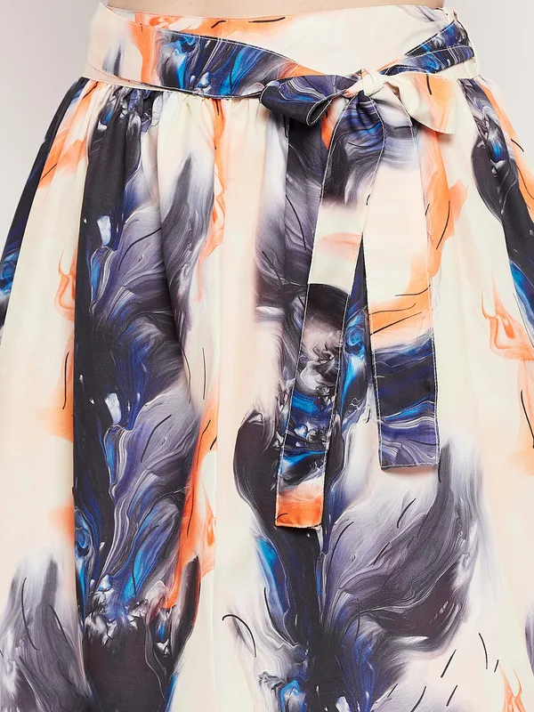 Multi_Print_Polyester_Print_Skirts_For_Women