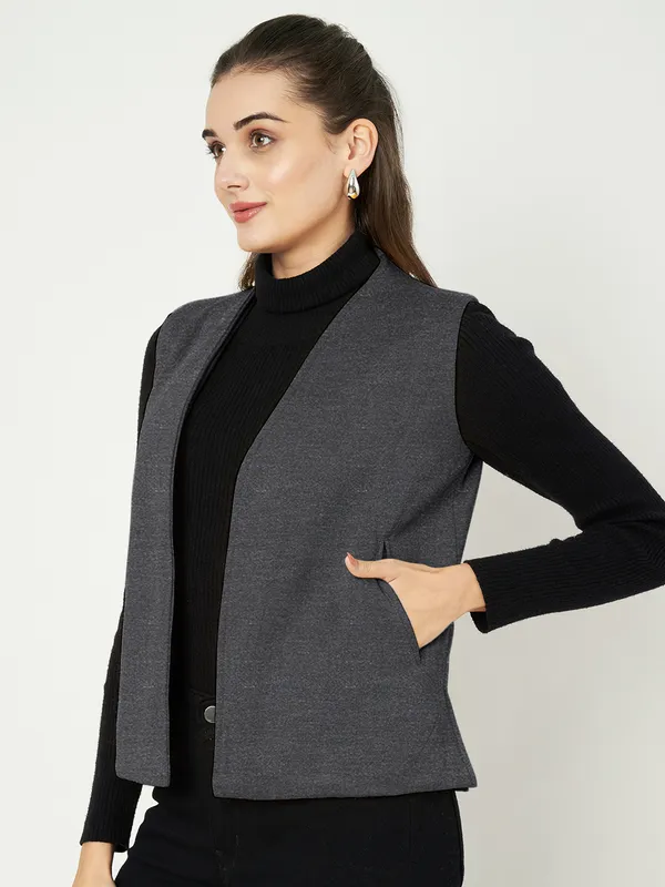 Woven_V-Neck_Casual_Waistcoat
