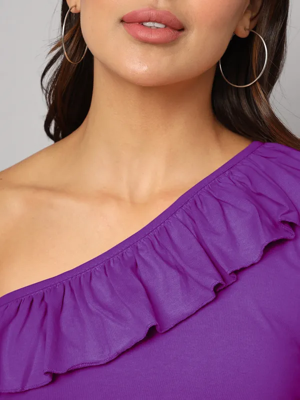 Purple_Cotton_Blend_Single_Jersey_Tops