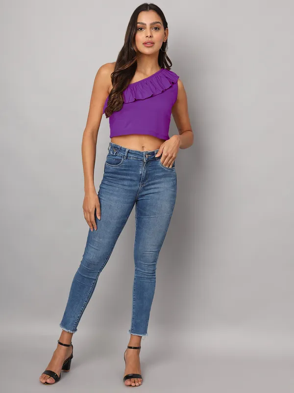 Purple_Cotton_Blend_Single_Jersey_Tops