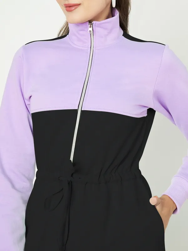 BRINNS_Women_Colourblocked_A-Line_Dress