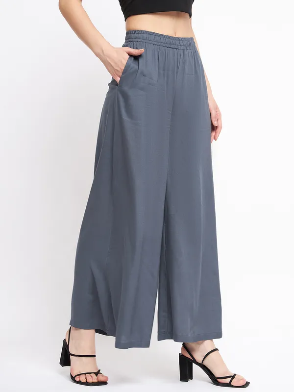 Grey_Rayon_Solid_Palazzos