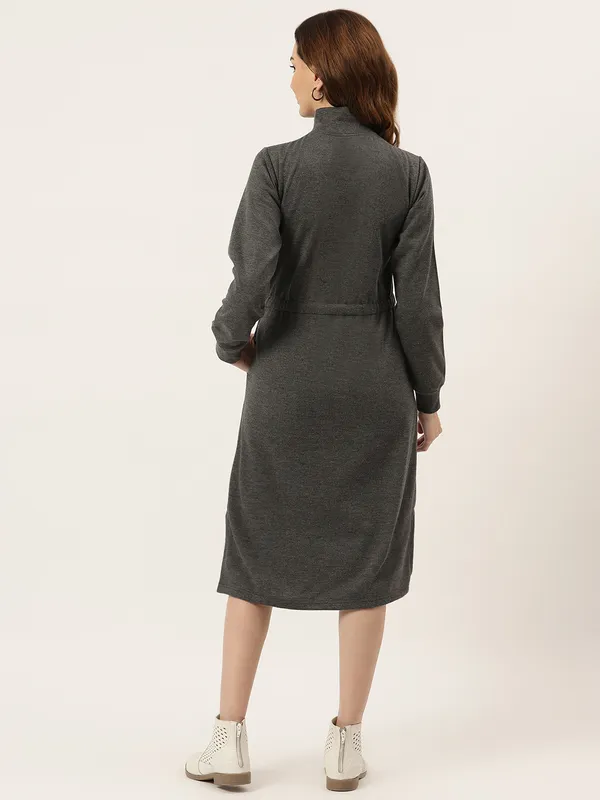 BRINNS_Women_Colourblocked_A-Line_Dress