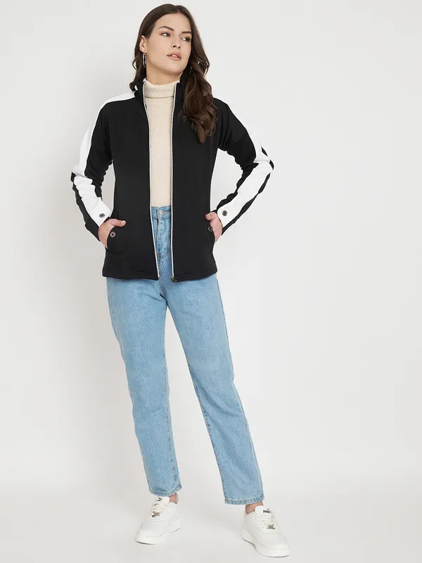 BRINNS_Women_Maroon_Solid_Sweatshirt