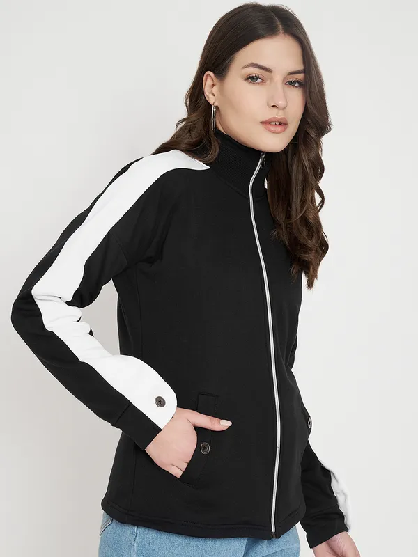 BRINNS_Women_Maroon_Solid_Sweatshirt