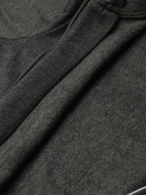 BRINNS_Women_Collarless_Solid_Fleece_Casual_Bomber_Jacket
