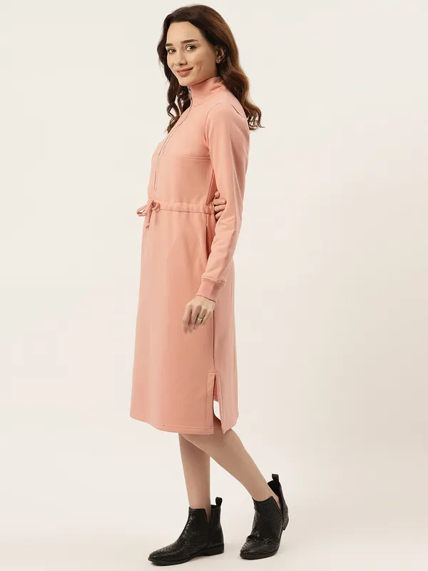 BRINNS_Women_Colourblocked_A-Line_Dress