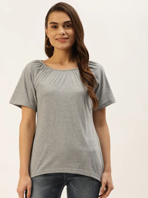 Greymelange_Cotton_Blend_Single_Jersey_Tops