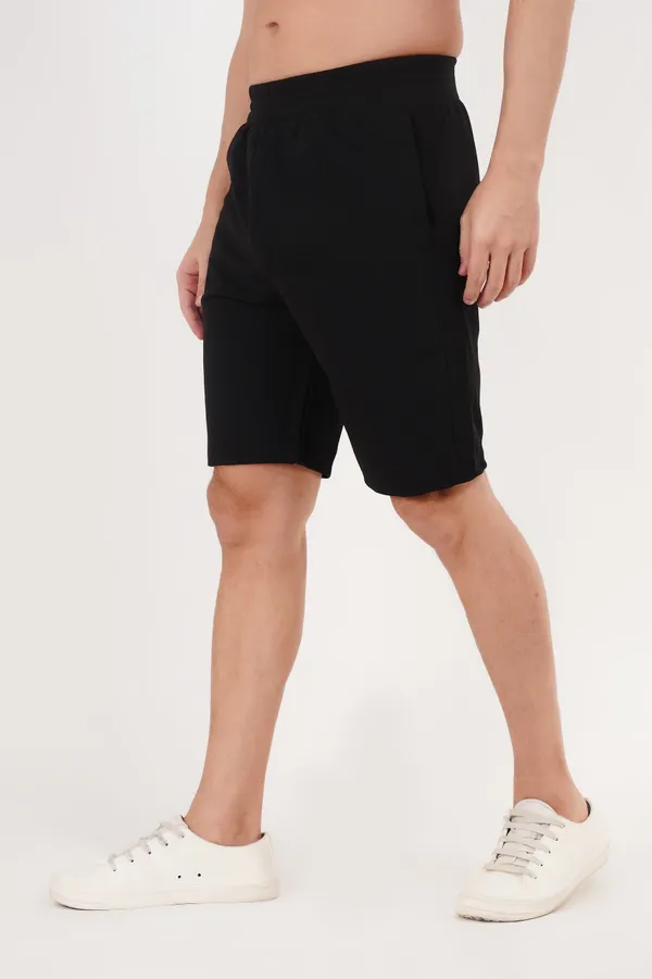 Basic_Black_Cotton_Shorts_For_Men