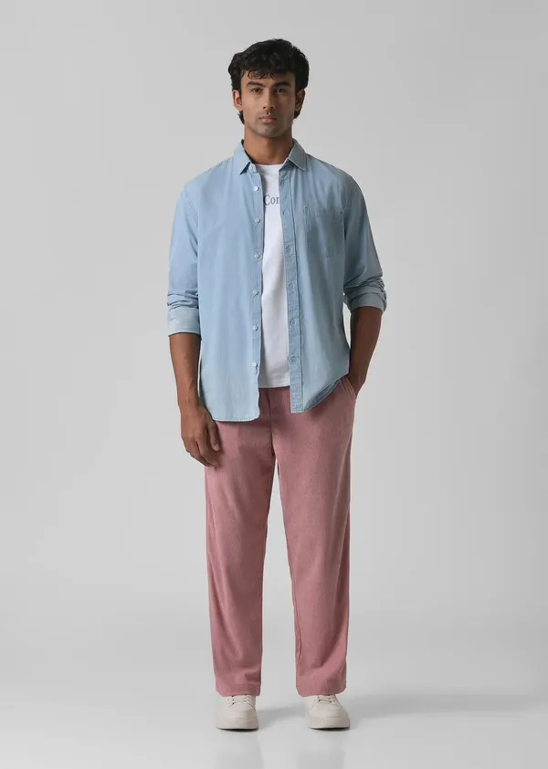 Dusty_Pink_Corduroy_Relaxed_Fit_Drawstring_Pants_For_Men