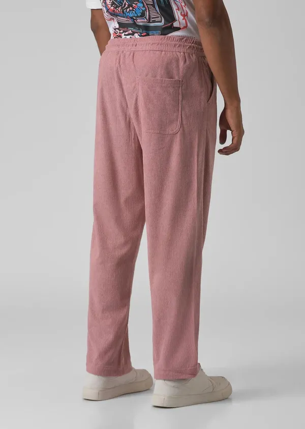 Dusty_Pink_Corduroy_Relaxed_Fit_Drawstring_Pants_For_Men