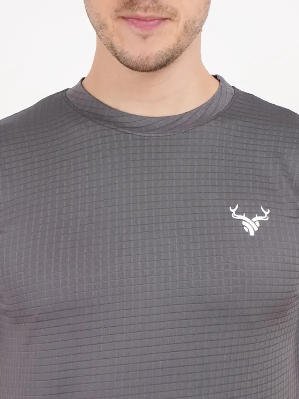 Grey_Athletic_T_Shirt_with_Textured_Fabric_and_Deer_Logo_For_Men