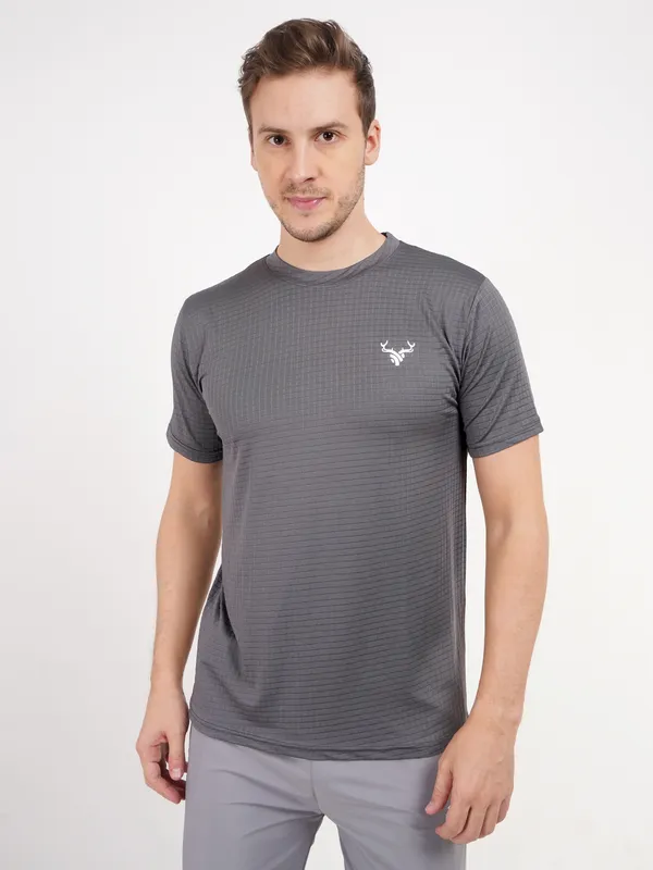 Grey_Athletic_T_Shirt_with_Textured_Fabric_and_Deer_Logo_For_Men
